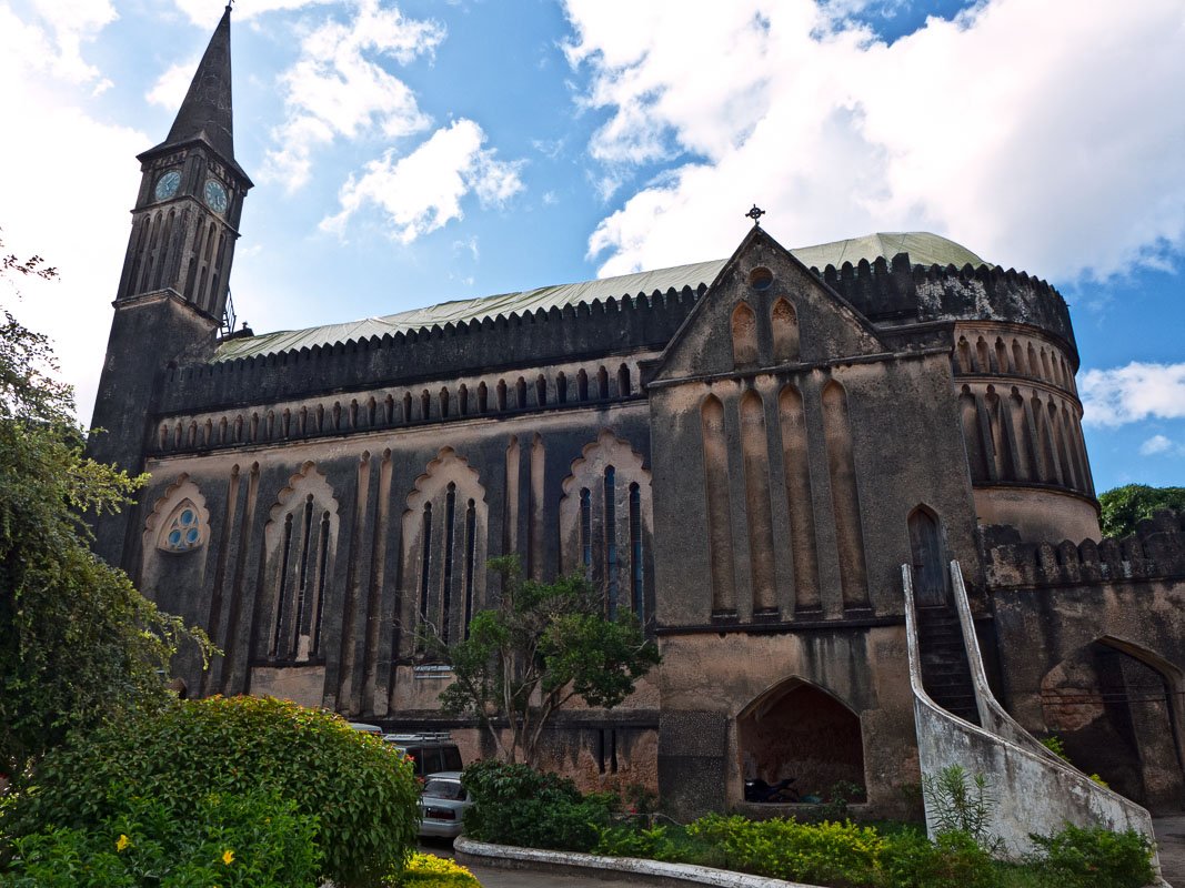 Anglicaanse kerk gebouwd op voormalige slavenmarkt in Zanzibar