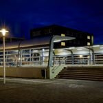 Station Apeldoorn Osseveld bij nacht