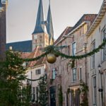 Kerstsfeer in de Roggestraat in Deventer